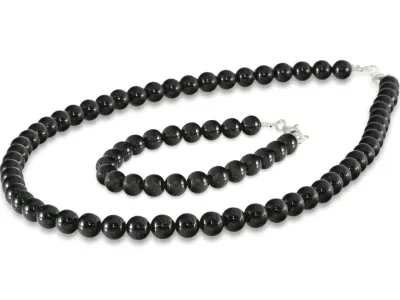 Черен Турмалин Комплект 8мм